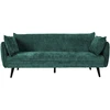 Home4You Sofa lova NOELLA Žalia, Trivietė, 212x82 cm