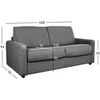 Home4You Dark Sofa-lova PROVO, 2 vietų, tamsiai pilka