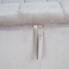 Home4You Spring Sofa-lova STELLA su spyruokliniu čiužiniu, smėlio spalvos