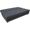 Home4You Sofa-lova VELLA su daiktadėže, tamsiai pilka.