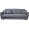 Home4You Sofa-lova VISBY 200x88xH93cm, pilka