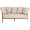 Lauko baldų komplektas Home4You Sofa MEDINA 163,5x135xH71,5cm Smėlio