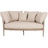 Lauko baldų komplektas Home4You Sofa MEDINA 163,5x143,5xA71,5cm, smėlio spalvos