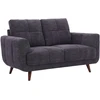 Home4You Sofa STEVE, 2 vietų, tamsiai pilka