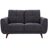 Home4You Sofa STEVE, 2 vietų, tamsiai pilka