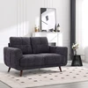 Home4You Sofa STEVE, 2 vietų, tamsiai pilka