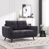 Home4You Dark Sofa STEVE, 2 vietų, tamsiai pilka