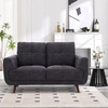 Home4You Sofa STEVE, 2 vietų, tamsiai pilka