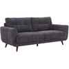 Home4You Dark Sofa STEVE, 3 vietų, tamsiai pilka