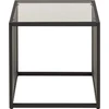 Fotelis Home4You Šoninis staliukas STRINGTON 40x40xH40cm, pilkas