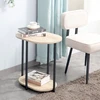 Home4You Šoninis staliukas HANNES 52x35xH54cm Rustic melaminas