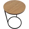 Home4You Kavos staliukas HEDVIG D40xH60cm Pelenų/Juoda