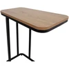 Home4You Kavos staliukas HEDVIG 50x32xH60cm Pelenų/Juoda