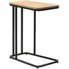 Home4You Kavos staliukas HEDVIG 50x32xH60cm Pelenų/Juoda
