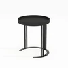 Fotelis Home4You Kavos staliukas KEIRA D40xH45cm Juoda