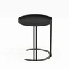 Fotelis Home4You Kavos staliukas KEIRA D40xH45cm Juoda
