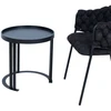 Home4You Kavos staliukas KEIRA D50xH50cm Juoda