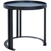 Fotelis Home4You Kavos staliukas KEIRA D50xH50cm Juoda
