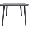 Home4You Stalas ANDROS 90x90xH75cm, pilkas