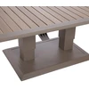 Home4You Stalas MARENDA 150x90xH2-75cm, pilkšvai smėlio spalvos