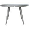 Home4You Lauko stalas SILVA D120xH75cm Pilka/Smėlio spalva