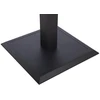 Home4You Lauko stalas TOMSON 85x85xH52-75cm Tamsiai pilka