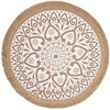 Home4You Padėkliukas SOL D41cm, baltas raštas, mišinys