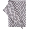 Fotelis Home4You Tablecloth HOLLY OUTDOOR 43x116cm, pilkas rhombus