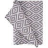 Fotelis Home4You Stalo kilimėlis HOLLY OUTDOOR 43x116cm, pilkas rombas