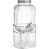 Home4You Stiklinis indelis +4stiklai PARTY SET 4L, su stoveliu