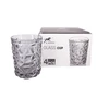 Home4You Geriamoji stiklinė CORAL 250ml, sidabrinis blizgesys
