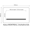 Home4You Stogelis supynėms MONTREAL 2, 160X190cm, rudas