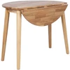 Fotelis Home4You Valgomojo stalas BIRKA D90xH75cm Ąžuolas