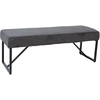 Home4You Bench Suoliukas MYLA žalsvai pilkas velvetas