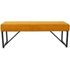 Home4You Bench Suoliukas MYLA geltonas velvetas