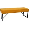 Home4You Bench Suoliukas MYLA geltonas velvetas