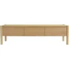Home4You TV staliukas GARDENIA 183x43xH50,5cm Ąžuolo
