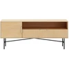 Home4You TV staliukas BASSEL 120x40xH50cm, 3D melaminas