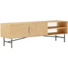Home4You TV staliukas BASSEL 160x40xH50cm, 3D melaminas