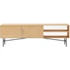 Home4You TV staliukas BASSEL 160x40xH50cm, 3D melaminas