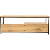Home4You TV staliukas DIMITRA 120x40xH45cm Rustic/Juodas