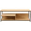 Home4You TV staliukas DIMITRA 120x40xH45cm Rustic/Juodas