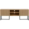 Home4You TV staliukas HAMPTON 160x40xH60cm, melaminas su ąžuolo žieve