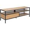 Home4You TV staliukas HEDVIG 120x33xH40cm, uosis/juodas