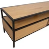 Home4You TV staliukas HEDVIG 120x33xH40cm, uosis/juodas