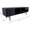 Home4You TV staliukas LUXEMBOURG 150x40xh50cm