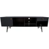 Home4You TV staliukas LUXEMBOURG 150x40xH50cm, juodas