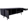 Home4You TV staliukas LUXEMBOURG 150x40xH50cm, juodas