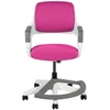Home4You Vaikiška kėdė ROOKEE, 64x64xH76-93cm, spalva: rožinė, rėmas: baltas plastikas