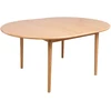 Fotelis Home4You Valgomojo stalas TROYES D100+32xH75cm, ąžuolinis